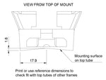 Bosch Kiox Frame Top Tube Mount
