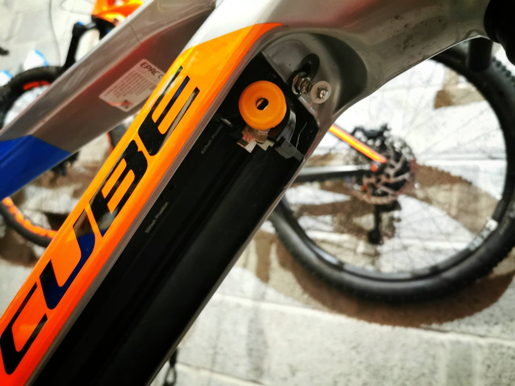 cube stereo hybrid battery cover Cube Stereo / Reaction Hybrid Abus Bosch Battery Lock Surround Cap – eBikePrints